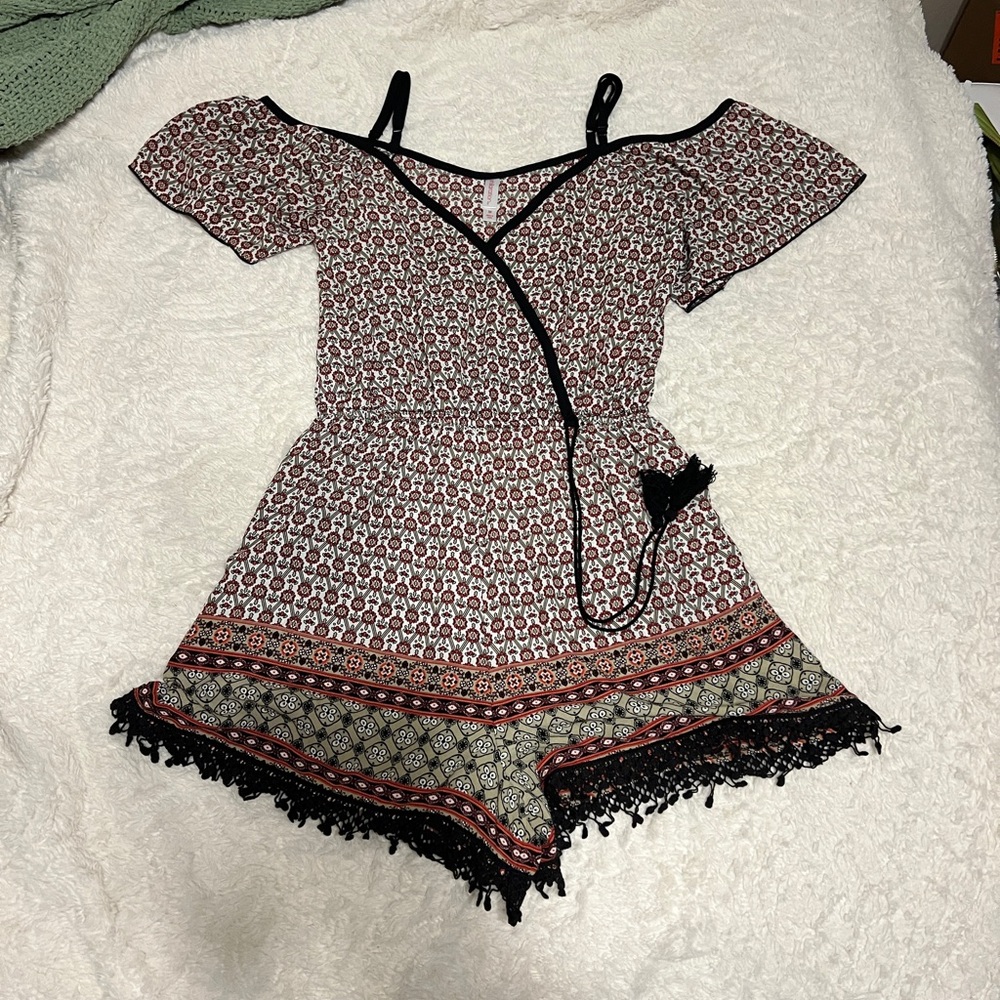 Off the shoulder romper